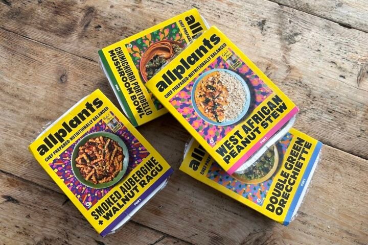 Some of the Allplants meals tested by the author